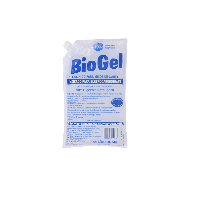 Gel para ECG Bag 5000G - caixa c/ 02 unidades